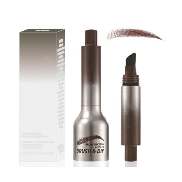 Ledeak Crayon à Sourcils, 3D Crayon Sourcils Waterproof, Longue Durée Crayon Sourcil Maquillage Avec Brosse à Sourcils, Liqui