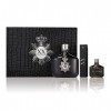 John Varvatos XX Eau de Toilette Homme, Coffret Cadeau Homme avec Spray Voyage et Flacon Heritage, Senteur Orientale Boisée