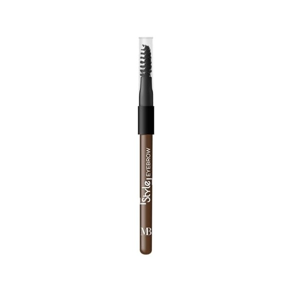 MB Milano - Crayon Sourcils - Double Embout Crayon + Brosse - BROWN - Définit les Sourcils - Made in Italy Maquillage des sou...