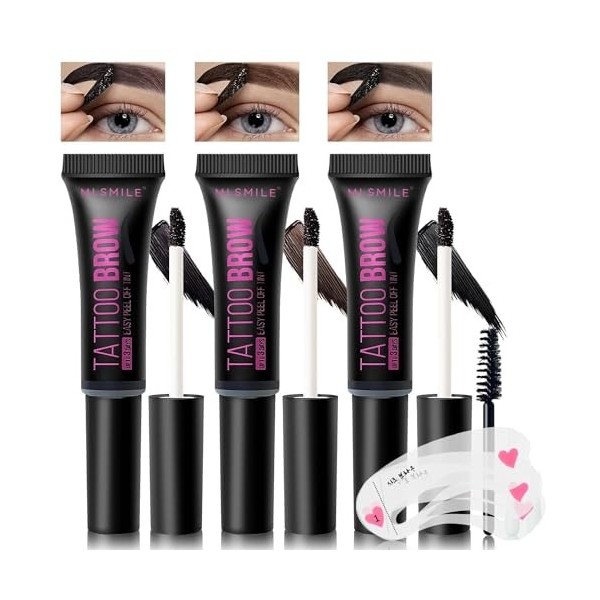 Gel de sourcils de tatouage peeling gel de sourcils coloration gel de sourcils de tatouage durable imperméable à leau et ant