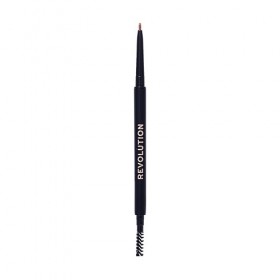 Revolution Precise Brow Pencil, Crayon Sourcils Double Embout avec Brosse pour Sourcils Nets et Précis, Auburn, 0,5 g
