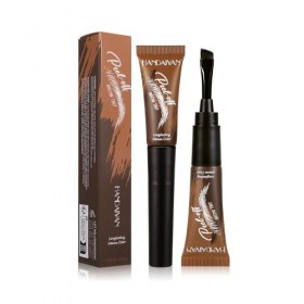 Pomade pour sourcils Warmbrown, gel pour sourcils imperméable, pommade pour sourcils avec pinceau, longue durée, pour des sou