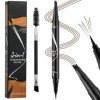 LOPHE Crayon à Sourcils 2 en 1 à Double Extrémité avec Applicateur à 4 Pointes de Fourchette et Pointe Pinceau Précise,Imperm