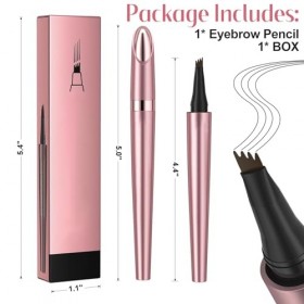 lomdung Crayon à Sourcils 3D Résistant à Leau, Crayons à Sourcils Magique, Stylo Sourcil Effet Poil, Crayon à Sourcils Préci