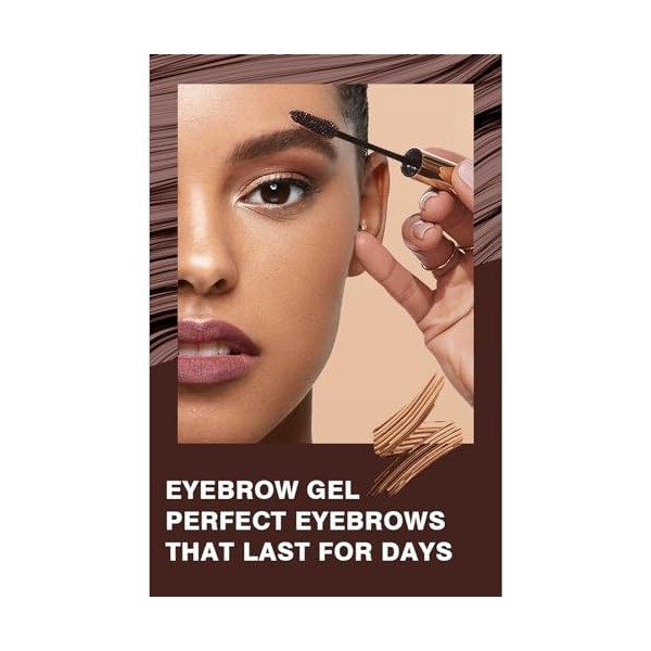 Gel pour sourcils, Sourcil de tatouage, Crayon Sourcil, Teinture sourcil, Coloration pour sourcils en trois dimensions, Teint