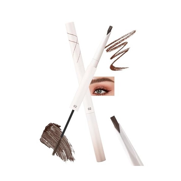 Jutqut Crayon de précision à deux pointes - Crayon à sourcils 02 Maquillage des sourcils