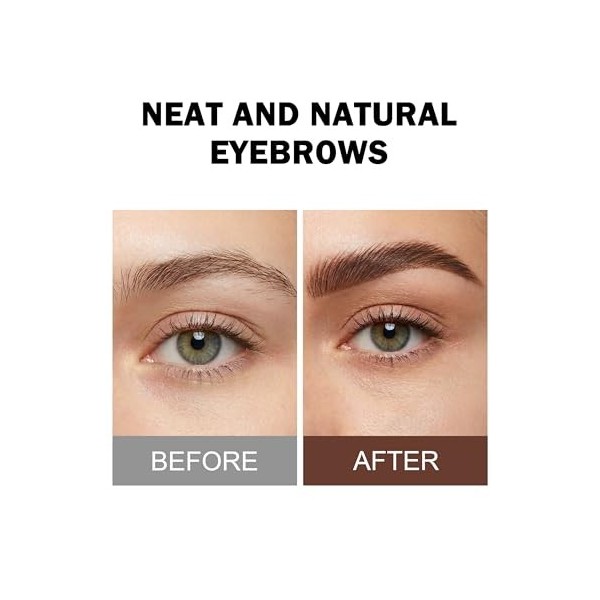 Jutqut Crayon de précision à deux pointes - Crayon à sourcils 02 Maquillage des sourcils