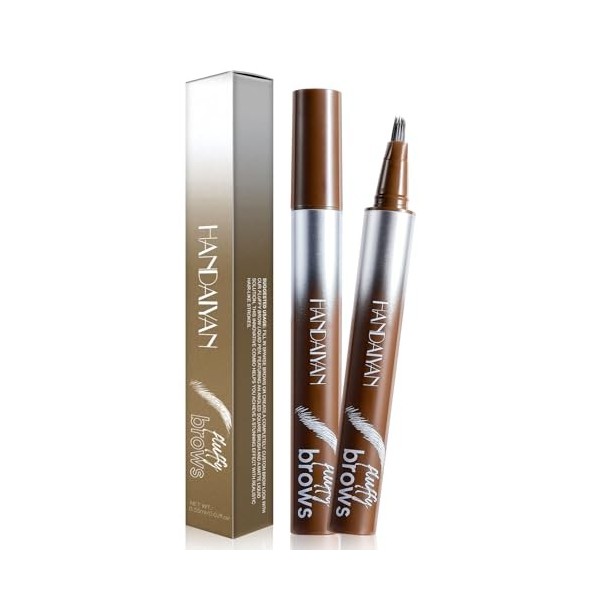Crayon à sourcils liquide multi-fourches et pinceau biseauté Brow-Fection – Waterproof et longue tenue pour des sourcils four