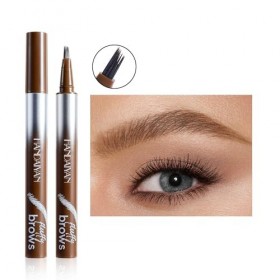 Crayon à sourcils liquide multi-fourches et pinceau biseauté Brow-Fection – Waterproof et longue tenue pour des sourcils four