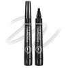 Stylo à sourcils liquide – Stylo à sourcils professionnel à micro-lame – Stylo à sourcils magique et précis étanche à 4 point