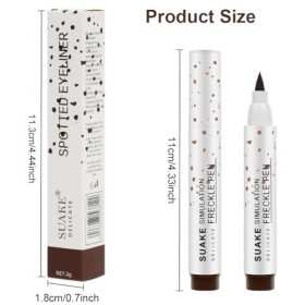 LOPHE 2 Pcs Stylo De Tache De Rousseur,Stylo de tache de rousseur semi permanent,Outil De Maquillage De Taches De Rousseur,du