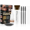 LOPHE kit pour Cils et Sourcils Gel, Kit de teinture pour sourcils 30g pour les sourcils