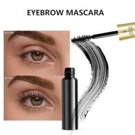 MOTIBACK Crayon à sourcils et mastic 2 en 1, imperméable et résistant à la transpiration, pour une tenue 24 h, végétalien et 