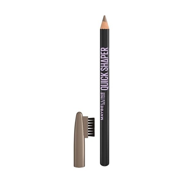 Maybelline New York - Crayon à Sourcils Quick Shaper - Fini Naturel Haute Précision - Tenue Longue Durée - Teinte : 03 Soft B