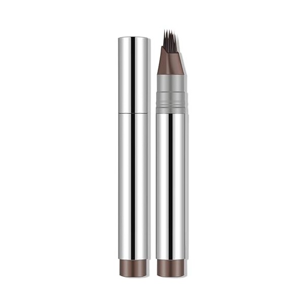 Erinde Braun Microblading Crayon à sourcils, durable, imperméable et résistant à labrasion, sourcils naturels et définis, av