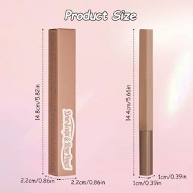 MOTIBACK Crayon à sourcils professionnel Micro Brow - Double face - Avec stylo mécanique pour dessiner, façonner et définir d