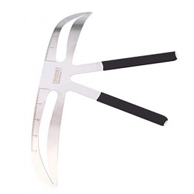 Règle des sourcils, tatouage permanent Mesure des sourcils Prolongement de la balance Règle de règle de positionnement à troi...