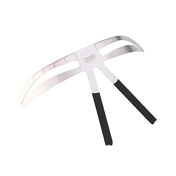 Règle des sourcils, tatouage permanent Mesure des sourcils Prolongement de la balance Règle de règle de positionnement à troi...