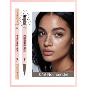 Erinde 2 en 1 à double extrémité Stylo pour taches de rousseur & Tampon pour taches de rousseur, tampon pour taches de rousse