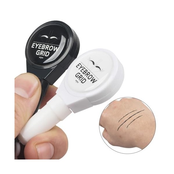 Semi Permanent Sourcils Positionnement Chaîne Marqueur Pré-Ininks String Eyebrow Mapping String Eyebrow Grids Outil de mesure