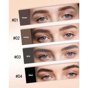 Eyebrow Powder Kit Waterproof,2 Couleurs Eyebrow Powder Palette,à Sourcils Longue Tenue Sourcil Maquillage Poudre Palette a S...