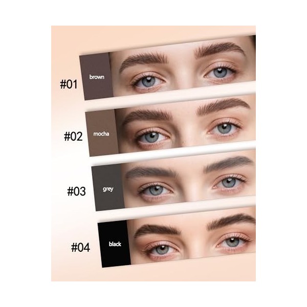 Eyebrow Powder Kit Waterproof,2 Couleurs Eyebrow Powder Palette,à Sourcils Longue Tenue Sourcil Maquillage Poudre Palette a S...