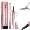 Crayon à Sourcils 3D Magique Waterproof, Micro Crayon à 4 Pointes Fourchette, pour un aspect naturel et des sourcils définis ...