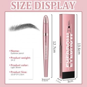 Crayon à Sourcils 3D Magique Waterproof, Micro Crayon à 4 Pointes Fourchette, pour un aspect naturel et des sourcils définis ...