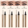 UCANBE Crayon Sourcil Microblading, Crayon Sourcils Waterproof avec Brosse Angulaire, Brosse Douce, Sourcils Maquillage Natur