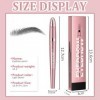 Crayon à sourcils magique avec 4 pointes microfourchues, 3D Magique Crayon Sourcil Waterproof imperméable, et résistant aux t...