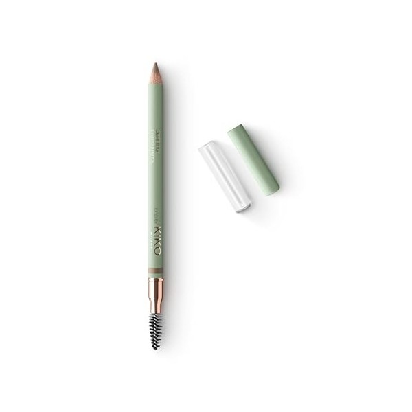 KIKO Milano Kind by KIKO Defining Eyebrow Pencil 01, Crayon À Sourcils Avec Peigne Maquillage des sourcils