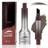 Crayon Sourcil 3D Waterproof, Crayon Microblading Sourcil Naturel Longue Durée, Carré Biseauté Goupillon Brosse à Sourcil, St
