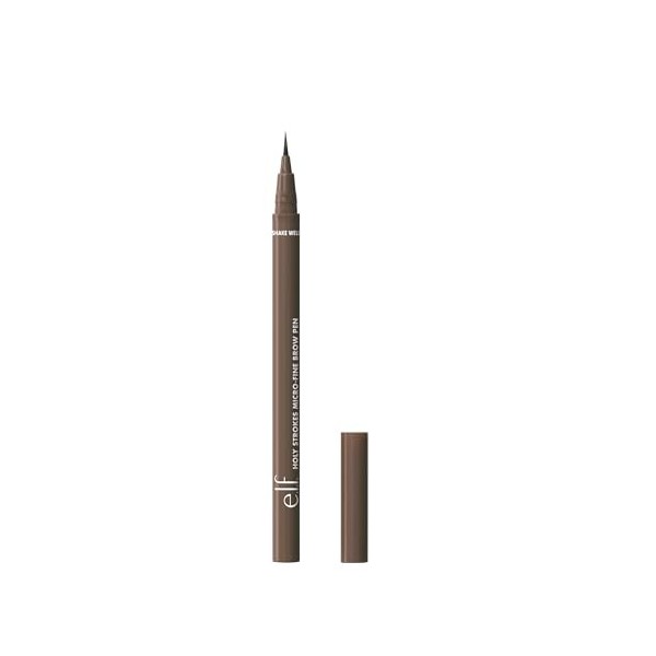 e.l.f. Holy Strokes Micro-Fine Brow Pen Crayon à sourcils pour un look naturel longue durée, imperméable et résistant aux tac...