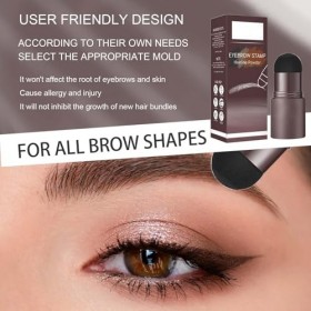 Clawrex Lot de 10 pochoirs à sourcils étanches - Avec 10 pochoirs à sourcils réutilisables - Naturel, longue durée - Multifon