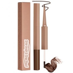 MOTIBACK Crayon à sourcils professionnel Micro Brow - Double face - Avec stylo mécanique pour dessiner, façonner et définir d