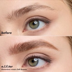 e.l.f. Holy Strokes Micro-Fine Brow Pen Crayon à sourcils pour un look naturel longue durée, imperméable et résistant aux tac