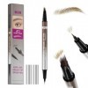 W3W 4D Dual Ended Brow Pen 01 Light Brown 