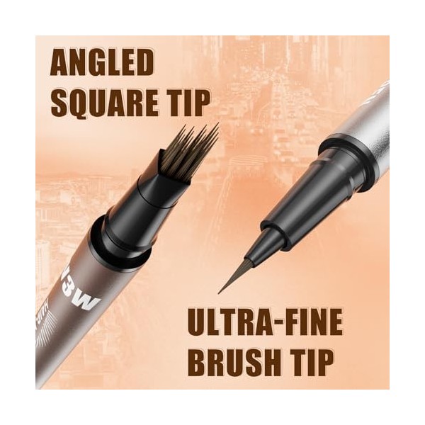 W3W 4D Dual Ended Brow Pen 01 Light Brown 