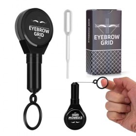 BAMTTOO Brow Mapping String pré-encré pour microblading String pour le marquage des yeux pour maquillage des sourcils noir 