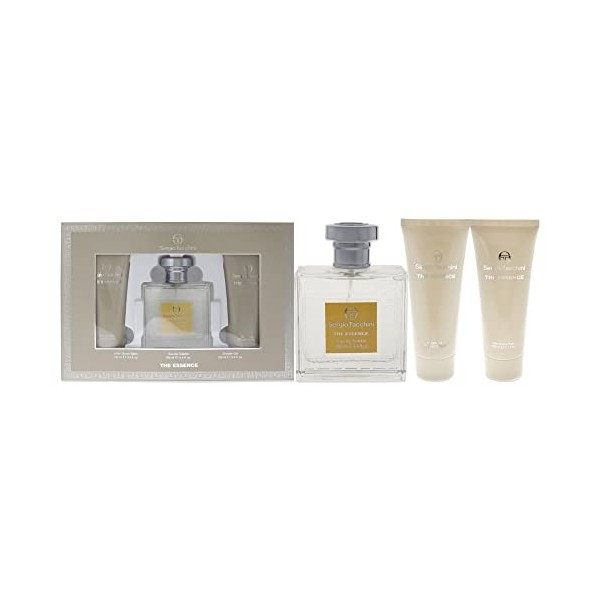 Sergio Tacchini The Essence Coffret cadeau 3 pièces Eau de toilette 100 ml Gel douche 100 ml Baume après-rasage 100 ml