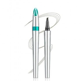 XFSRG Crayon Sourcils Liquide 4 Pointes Précision Longue Tenue Imperméable Crayon à Sourcils Microblading pour Maquillage Pro