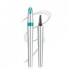 XFSRG Crayon Sourcils Liquide 4 Pointes Précision Longue Tenue Imperméable Crayon à Sourcils Microblading pour Maquillage Pro