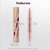XFSRG Crayon à Sourcils 2 en 1 Double Extrémité avec Eyeliner Stylo à Pointe Quadruple pour Sourcils et Eyeliner Dernier Maqu