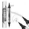 XFSRG Double Pointe 2 en 1 Crayon à Sourcils Eyeliner Liquide Longue Tenue Imperméable Précision Crayon à Sourcils Microbladi