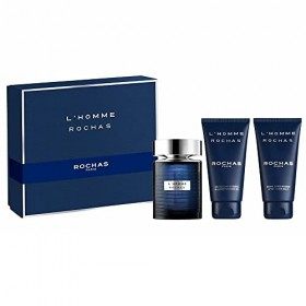 Rochas LHomme de Rochas Eau de Toilette Vaporisateur Coffret 3 Produits 2020, 100 ml, 1 Unité