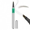 Crayon Sourcil Waterproof, Crayon à Sourcils Précis et Ultra Fin, Effet Microblading Naturel, Longue Tenue jusquà 12H, Facil