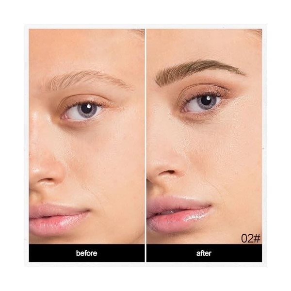 Anglicolor Crayon Sourcil Kit,Waterproof,Tenue Jusqu’à 24H,Pour des sourcils plus fournis et plus naturels,100% Cruelty Free