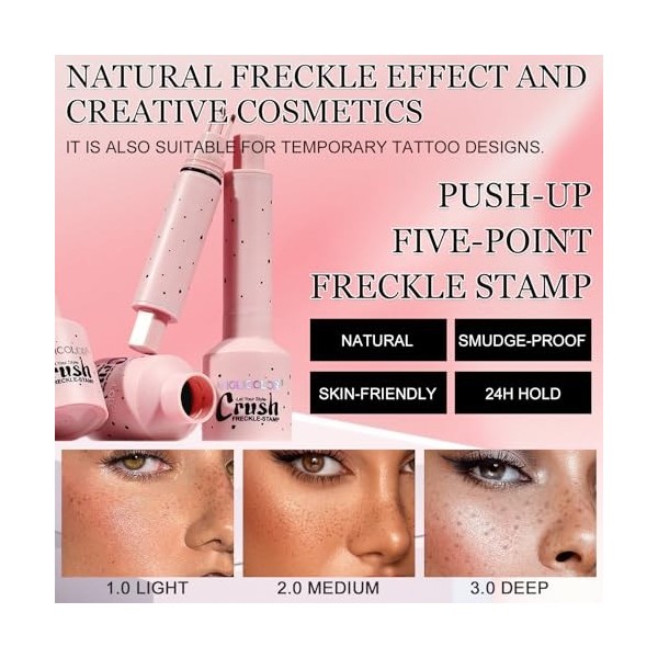 Stylo Tache De Rousseur, Fake Freckles Pen, Stylo de Maquillage Taches de Rousseur, Fausses Taches De Rousseur, Résistants à 