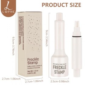 LOPHE Stylo à Taches de Rousseur Tampon - Application Facile en 1 Pression, Résultat Longue Durée, Anti-Dérapage - Idéal Maqu
