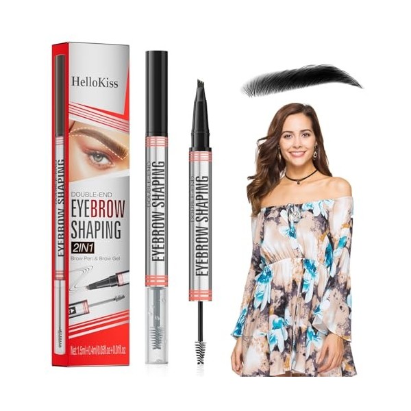 2in1 Gel Sourcils Crayon brow lift kit sourcil gel transparent fixateur feutre sourcil microblading crayon sourcils waterproo